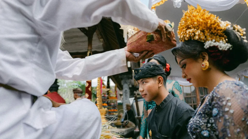 Casamento tradicional em Bali