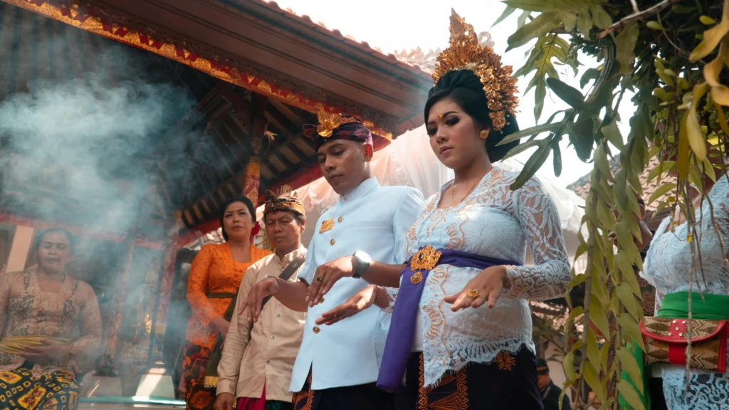 Casamento tradicional balinês